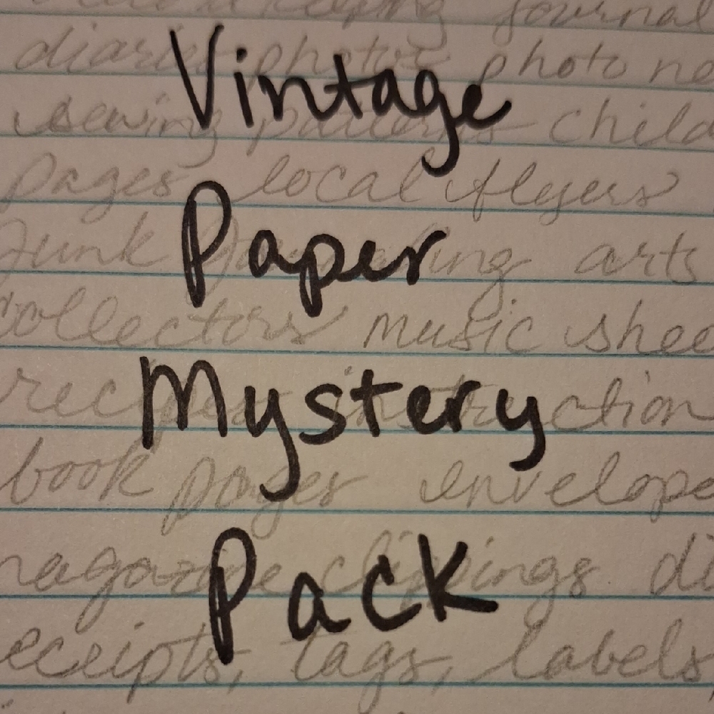 Vintage Paper Mystery Pack (3)